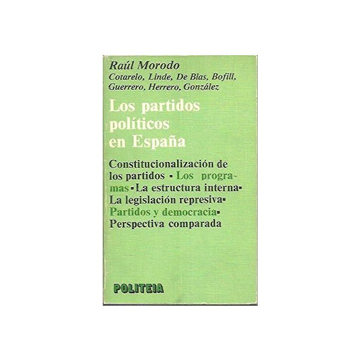 Los Partidos políticos en España